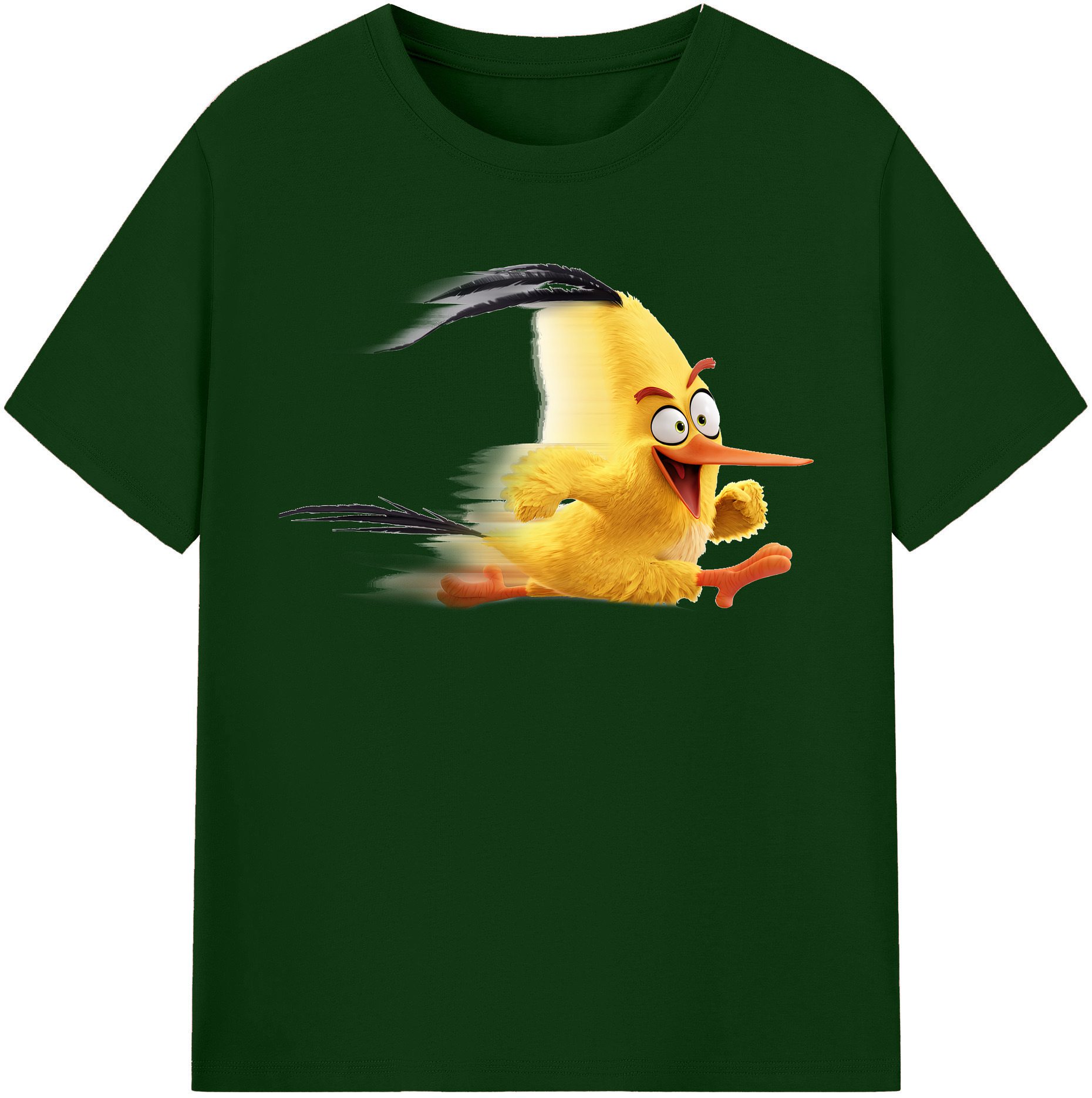 （画像用） Angry Birds アングリーバード 綿100％半袖Tシャツ（フロントプリント）
